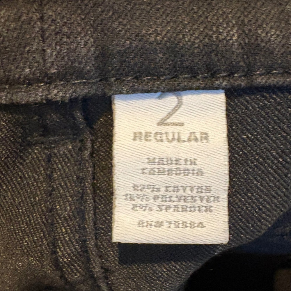 Chico's Platinum Black Sequin Pocket Flare Jeans Y2K Glam Bootcut Women's 12 (2) - Picture 14 of 16
